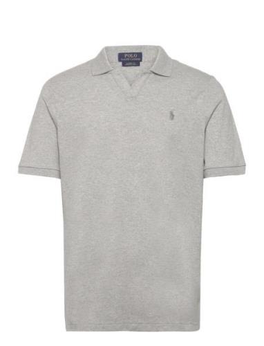 Polo Ralph Lauren Classic Fit Stretch Mesh Polo Shirt Grå