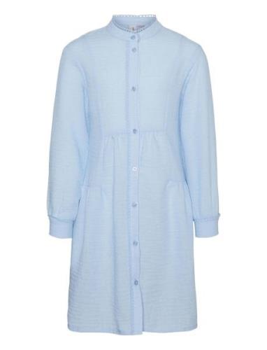 Vero Moda Girl Vmchris Detail Ls Shirt Dress Wvn Girl Blå