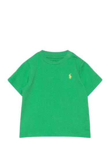 Ralph Lauren Baby Cotton Jersey Crewneck Tee Grön