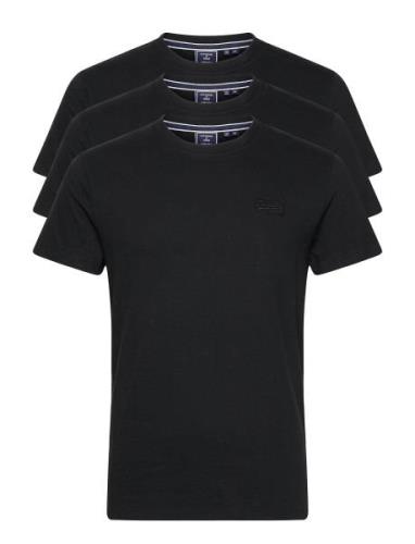 Superdry Vle Tee Triple Pack Svart