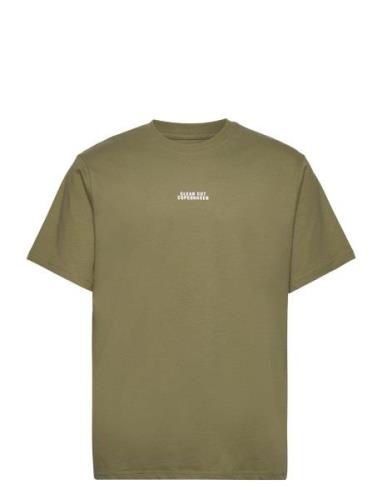 Clean Cut Copenhagen Cohen Brushed Tee Ss Grön