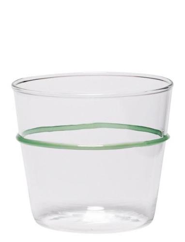 Hübsch Orbit Drinking Glass Grön