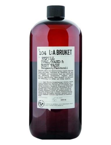 L:a Bruket 104 Refill Hand & Body Wash Bergamot/Patchouli Nude