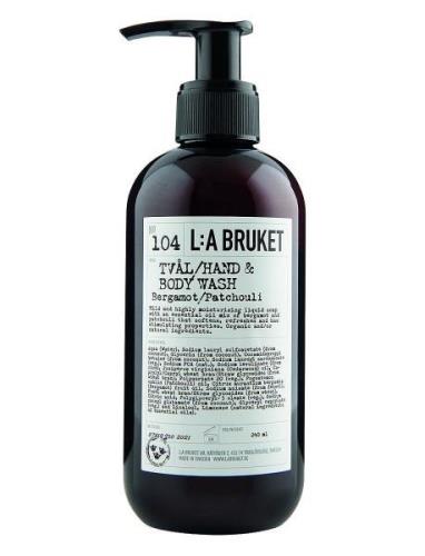 L:a Bruket 104 Hand & Body Wash Bergamot/Patchouli Nude