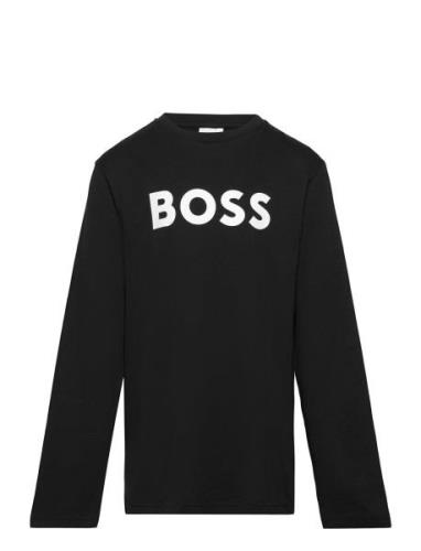 BOSS Long Sleeve T-Shirt Svart