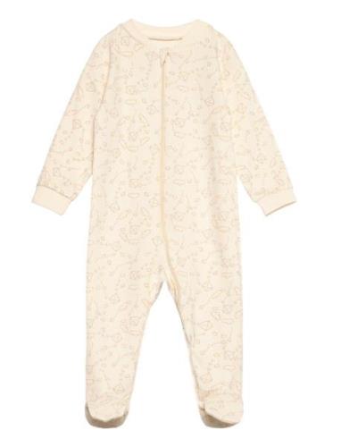 Fixoni Nightsuit W.zipper A. Foot Kräm