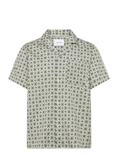 Les Deux Tapestry Ss Shirt Grön