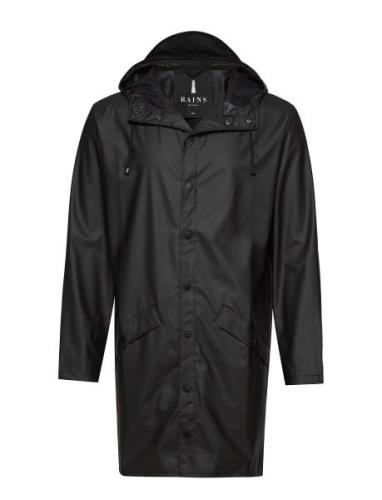 Rains Long Jacket Svart