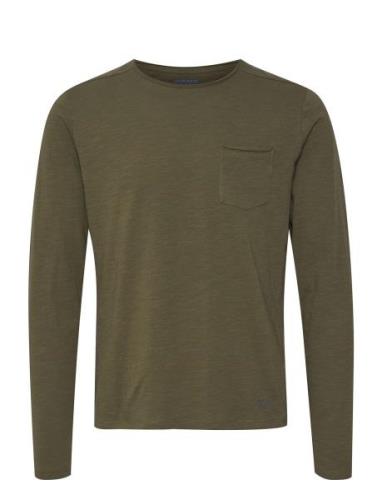 Blend Bhnicolai Tee L.s. Khaki Green