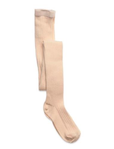 Mp Denmark Cotton Rib Tights Rosa