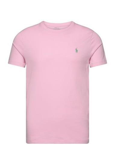 Polo Ralph Lauren Custom Slim Fit Jersey Crewneck T-Shirt Rosa