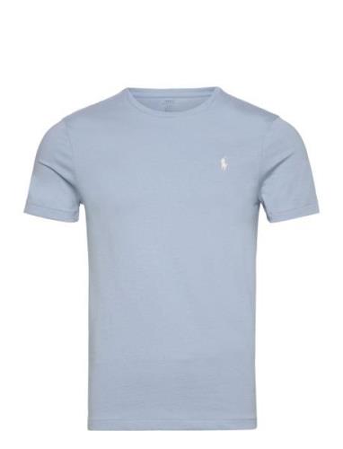 Polo Ralph Lauren Custom Slim Fit Jersey Crewneck T-Shirt Blå