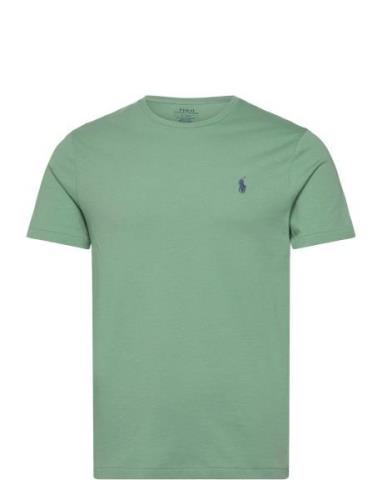 Polo Ralph Lauren Custom Slim Fit Jersey Crewneck T-Shirt Grön