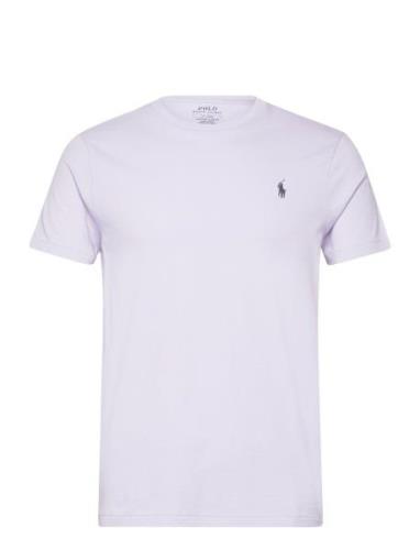 Polo Ralph Lauren Custom Slim Fit Jersey Crewneck T-Shirt Lila