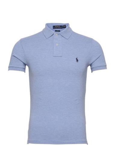 Polo Ralph Lauren Slim Fit Mesh Polo Shirt Blå