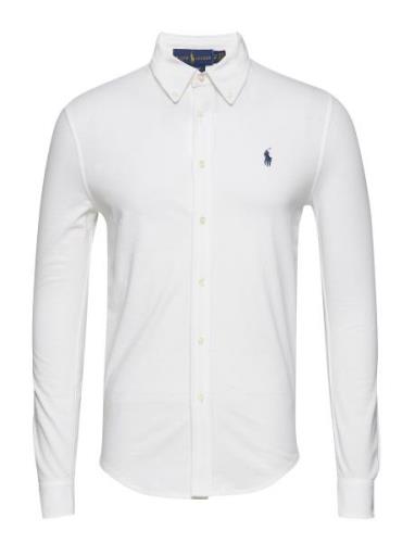 Polo Ralph Lauren Featherweight Mesh Shirt Vit