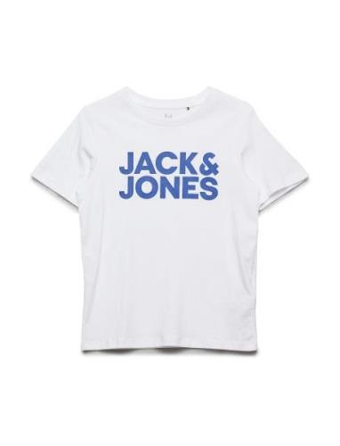 Jack & J S Jjecorp Logo Tee Ss O-Neck Noos Jnr Vit