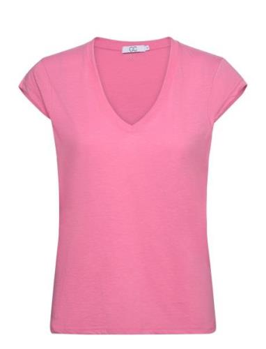 Coster Copenhagen Cc Heart Basic V-Neck T-Shirt Rosa