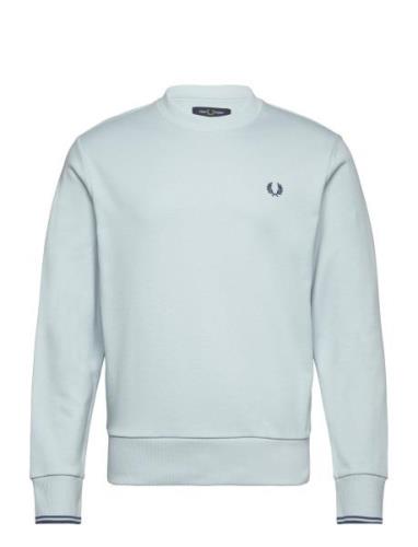 Fred Perry Crew Neck Sweatshirt Blå