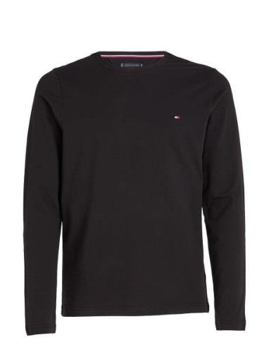 Tommy Hilfiger Stretch Slim Fit Long Sleeve Tee Svart