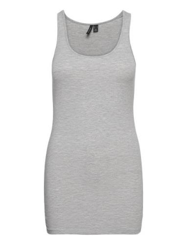 Vero Moda Vmmaxi My Soft Long Tank Top Noos Grå