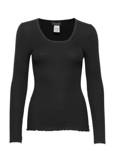 Rosemunde Silk T-Shirt Svart