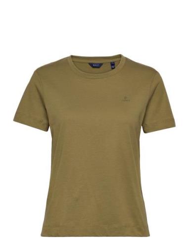 GANT Original Ss T-Shirt Khaki Green