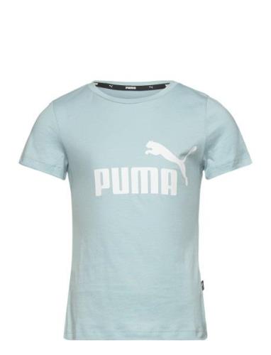 PUMA Ess Logo Tee G Blå