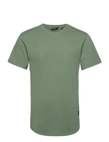 ONLY & SONS Onsmatt Longy Ss Tee Noos Grön