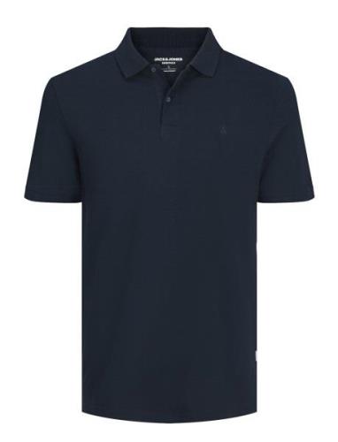 Jack & J S Jjebasic Polo Ss Noos Marinblå