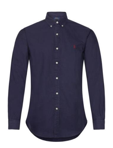 Polo Ralph Lauren Slim Fit Oxford Shirt Marinblå