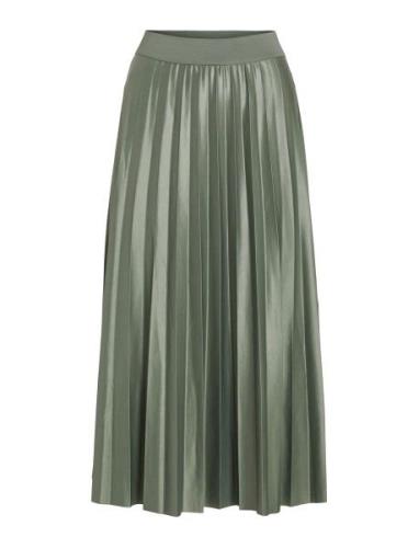 Vila Vinitban Midi Skirt - Noos Khaki Green