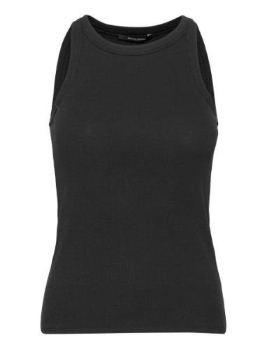 Bruuns Bazaar Katybb Rib Tank Top Svart