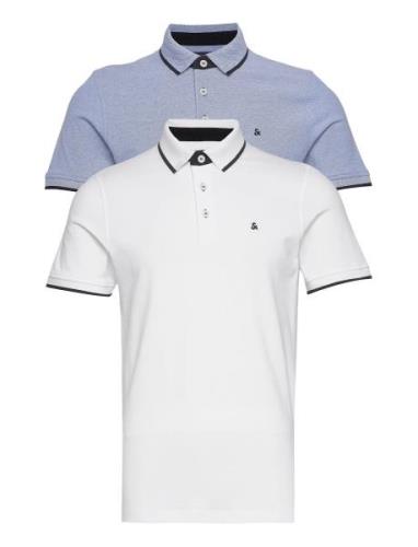 Jack & J S Jjepaulos Polo Ss 2Pk Mp Noos Blå