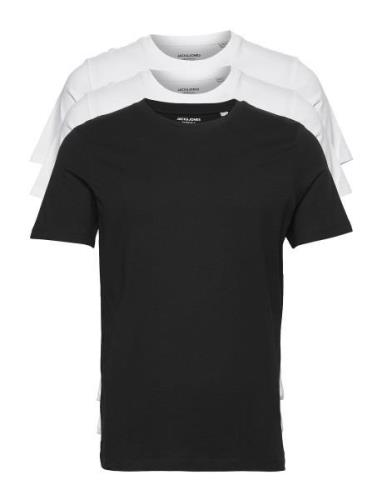 Jack & J S Jjeorganic Basic Tee Ss O-Ne 3Pk Mp Noos Svart