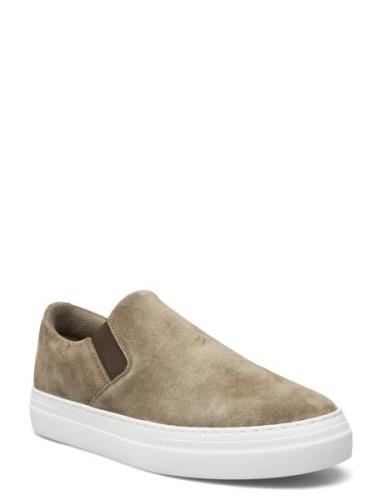 Selected Homme Slhdavid Chunky Suede Slipon Khaki Green