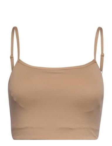 Moonchild Yoga Wear Lunar Luxe Bra Top Beige