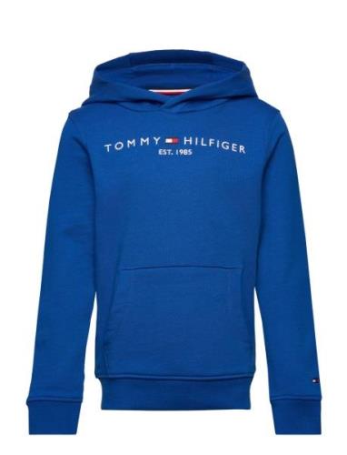 Tommy Hilfiger U Corp Logo Ess Hoodie Blå