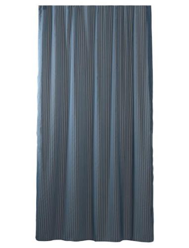 Lines Shower Curtain W/Eyelets 200 Cm Compliments Blue