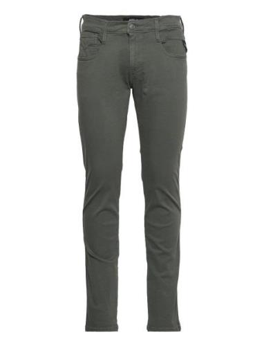 Replay Anbass Trousers Slim Hyperflex Colour Xlite Grön