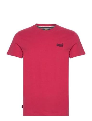 Superdry Essential Logo Emb Tee Röd