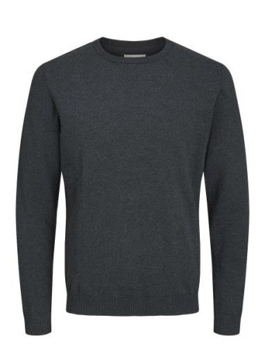 Jack & J S Jjebasic Knit Crew Neck Noos Grå