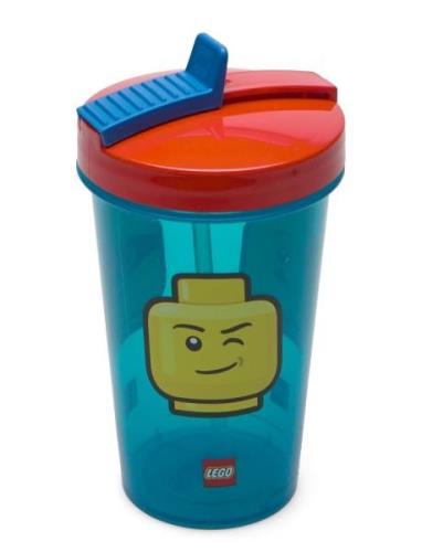 LEGO STORAGE Lego Tumbler With Straw Iconic Classic Blå