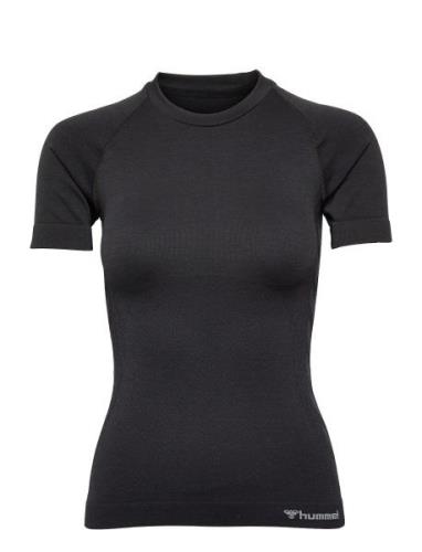 Hummel Hmlclea Seamless Tight T-Shirt Svart