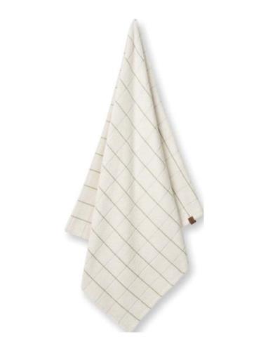 Humdakin Check Terry Bath Towel Vit