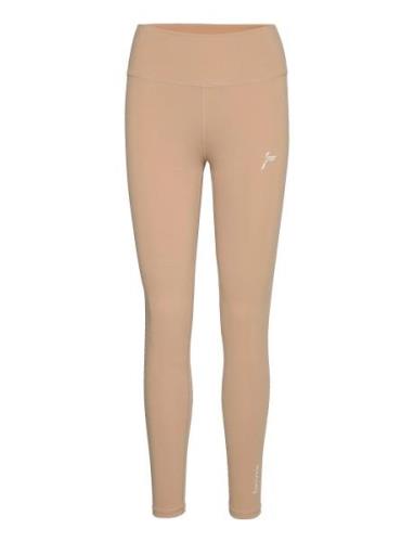 Famme Scrunch Tights Beige