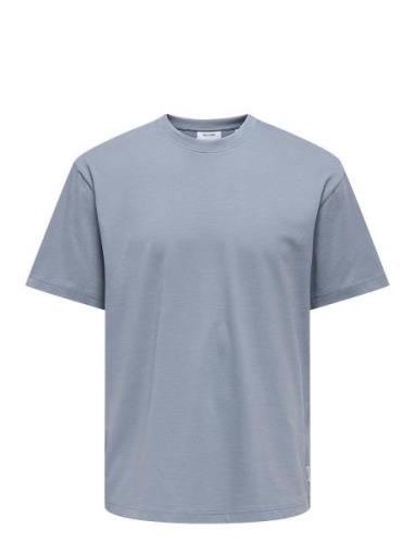 ONLY & SONS Onsfred Life Rlx Ss Tee Noos Blå