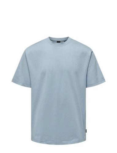 ONLY & SONS Onsfred Life Rlx Ss Tee Noos Blå