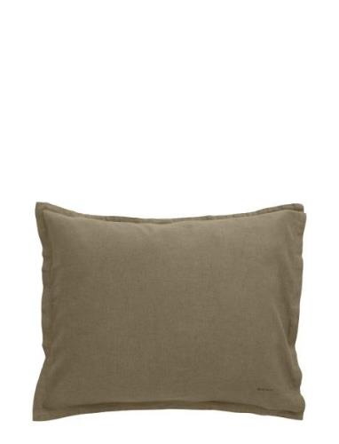 GANT Cotton Linen Pillowcase Grön