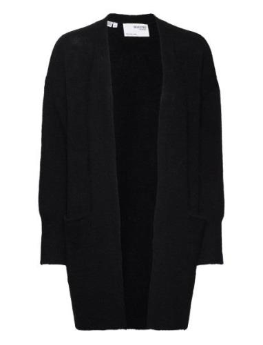 Selected Femme Slflulu New Ls Knit Long Cardigan B Noos Svart